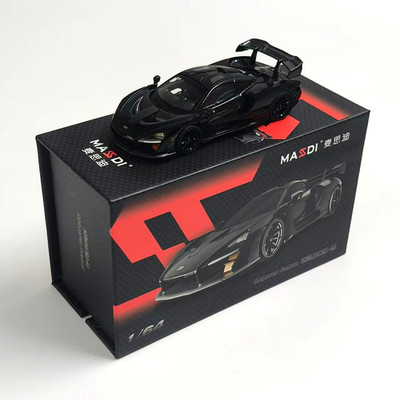 1:64 Senna Black Super Car Alloy Model Diecast Detailed Collectible