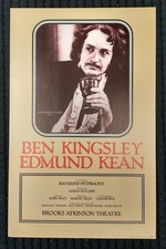 Ben Kingsley Edmund Kean - Broadway Theater Window Card Poster 14x22