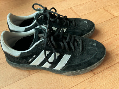 Adidas Spezial Damen Schuh Sneakers Handball schwarz weiß Größe 40 41 US 7 1/2