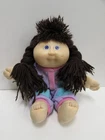 Vintage Cabbage Patch Kids Toddler Girl Brn Hair Purple Eyes 14" GUC Coleco 80s