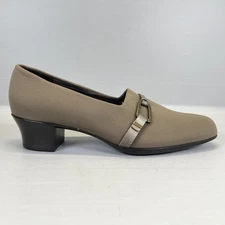Munro Cindi Pump Shoes Womens Size 9 W Taupe Slip On Dress Slip On Comfort - USA
