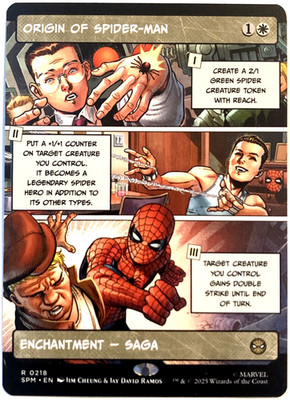 MTG Origin of Spider-Man (Borderless) Marvel's Spider-Man 218 NM