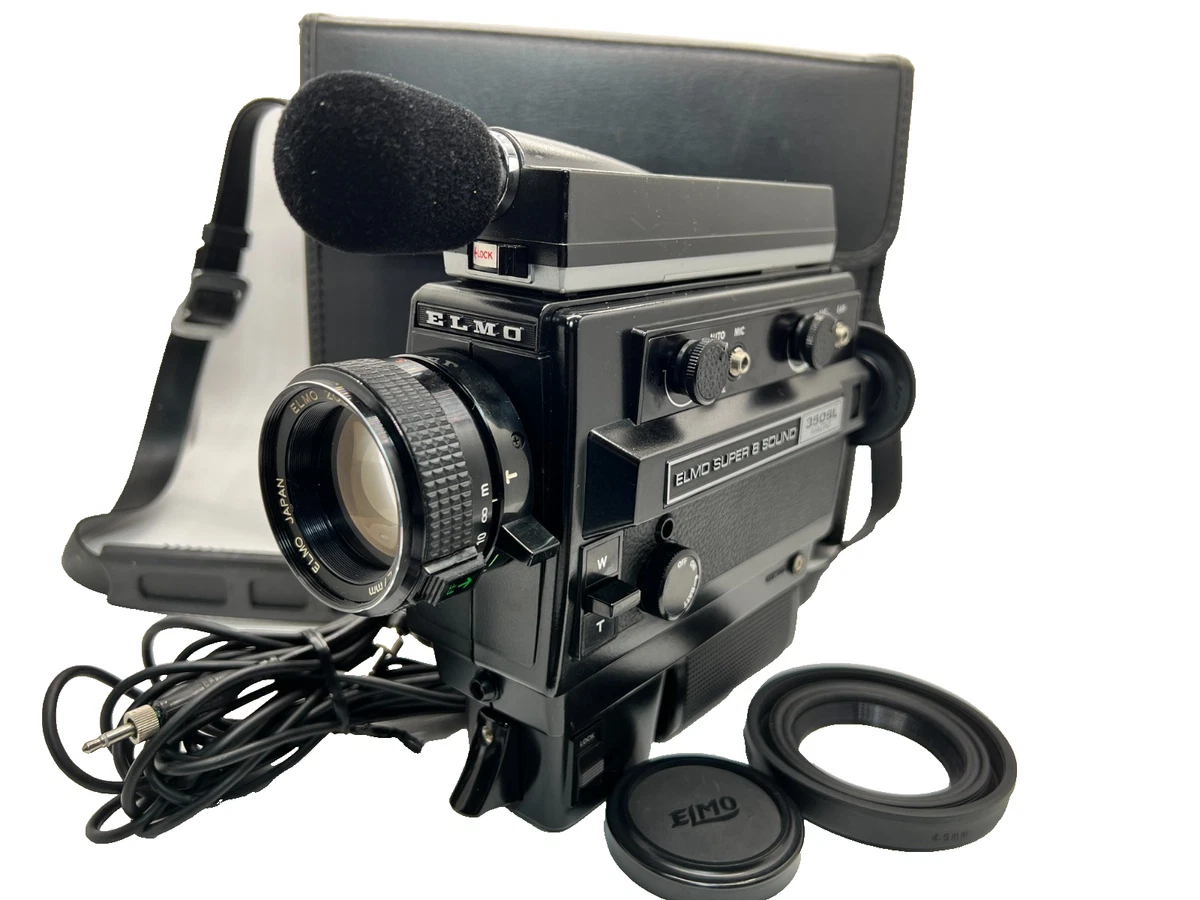 ELMO Super8 フィルムカメラ 6000AF ケース付き Elmo 6000AF Auto Focus Super 8 Camera - CameraCrate.com - Super 8
