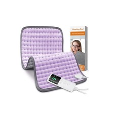 Heating Pad for Back Pain Relief, 9 Heat Settings  4 Timers Auto Shut Off He...