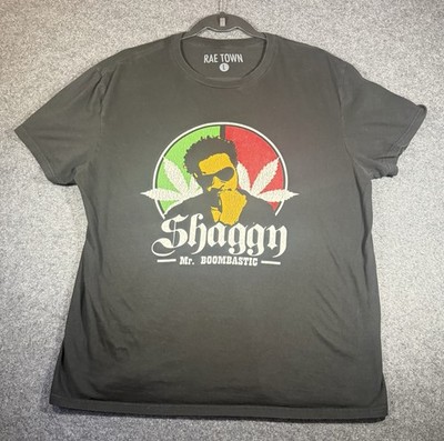 Rae Town Shaggy Mr. Boombastic Reggae Graphic T-Shirt Large