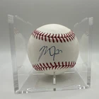 Mike Trout OML Baseball Autographed PSA DNA & MLB Holo Authenticated