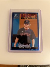Blaze Jordan 2022 Bowman Hi-Fi Futures Blue Mojo Refractor /150 #HIFI-16 Boston