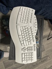 Perixx PERIBOARD-512 Wired Full-Size Ergonomic Natural Split Keyboard White