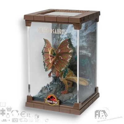 The Noble Collection Jurassic Park Dilophosaurus Diorama Sammelfigur Figur Dino