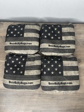 Beerbelly Cornhole Bags American Flag full set of 4 Used condition.