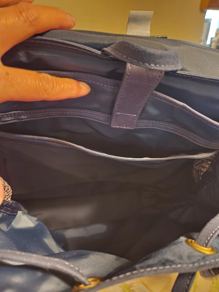 Leader Canvas Blue Diaper Bag Backpack/laptop - Image 4 of 4