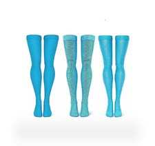 Tropical Turquoise Stockings for 14-15" Child Dolls