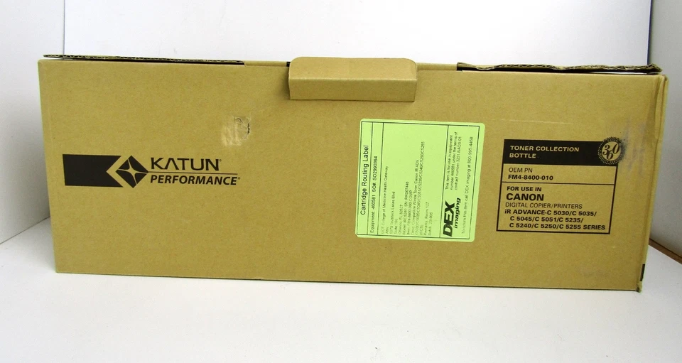 Contenedor de colección de tóner para impresora copiadora Canon KATUN FM4-8400-010, caja abierta Foto 2 de 4