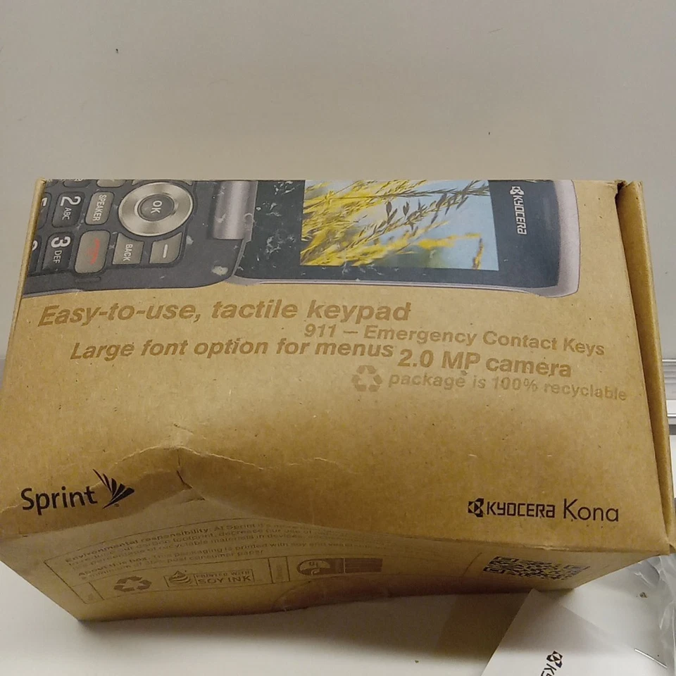 Kyocera Kona S2151 - Black (Sprint) Cellular Flip Phone NEW OPEN BOX  - Image 3 of 4