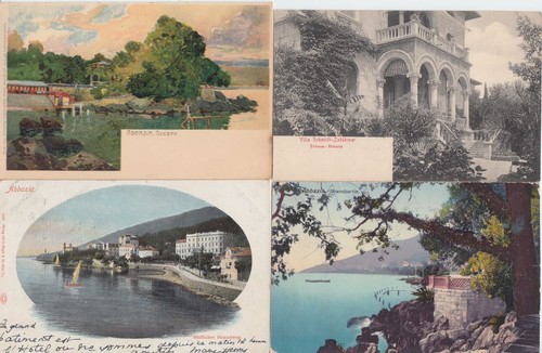 72 postales vintage de ABBAZIA OPATIJA CROACIA en su mayoría anteriores a 1940 con MEJOR (L3814) - Imagen 4 de 12
