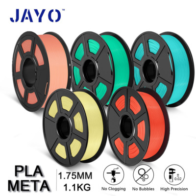 JAYO 3D Drucker Filament PLA META 1,75mm 1,1KG mit Spule PLAMT Upgrade PLA 