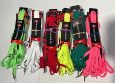 5 Pairs-New Balance 10 Seconds Athletic Flat 3/8 Shoelaces 54 NEW Color Choice