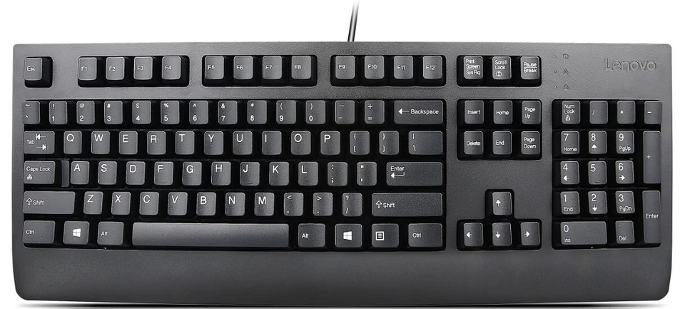Tastatur Lenovo USB US QWERTY Preferred Pro II Schwarz Keyboard 00XH688 - Bild 2 von 4
