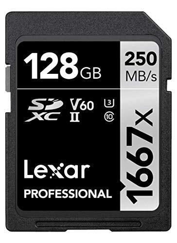 Lexar Professional 1667x SD Karte 128GB, Speicherkarte SDXC UHS-II, 250 MB/s - Bild 1 von 7