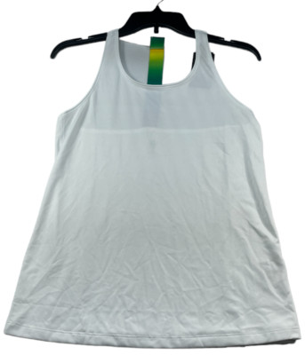 Ideology Workout Tank Top Womens size Small White Sleeveless Rapid Dry New