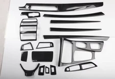 Car Interior Kit Cover Trim Carbon Fiber ABS Decor For BMW 5 Series F10 2011-17
