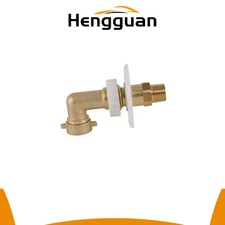 Water Fill Inlet Flange Brass RV City  Check Valve with  Hookup Connector 