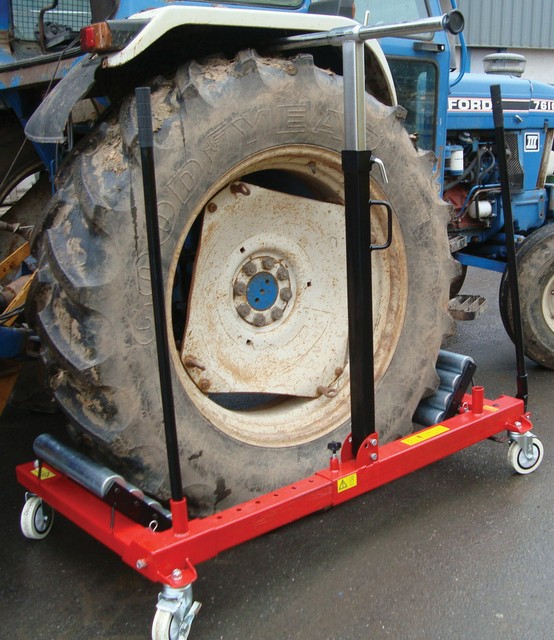 Farm Tractor Tire Heavy Duty 2600 LB. Capacity Portable Wheel Dolly eBay