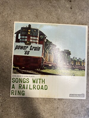 Vintage 1966 JD JOHN DEERE Power Train Songs With A Railroad Ring ...