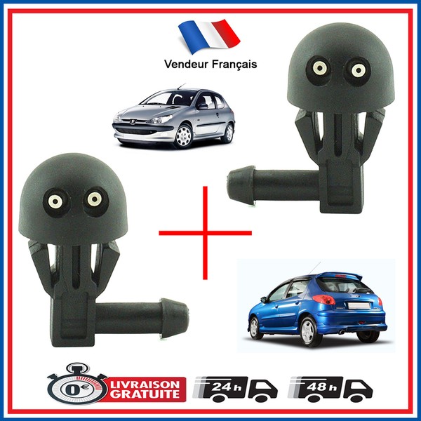 Partsline Gicleur Laveglas Vorne Rechts Links FüR Peugeot 206 6438J2-image