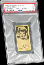 1947 PEERLESS LUCILLE BALL RC TRUE 1/1 PSA 5 NO OTHERS *RARE* (LIGGETTS BACK)
