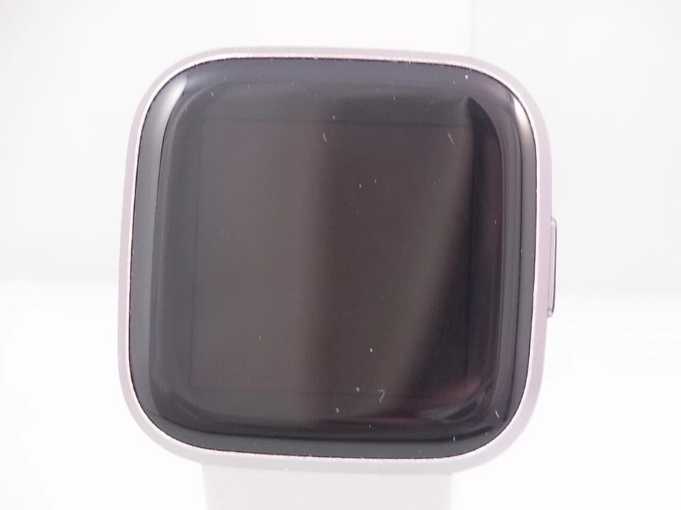 Fitbit Versa Smartwatch Fitness Bracciale Sport Donna Uomo Grigio Lilla Ø Ca. - Immagine 3 di 4