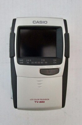 Casio TV-880 LCD Color Television with Instruction Manual | eBay