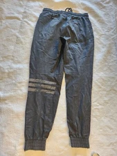 Adidas Die Marke Mit Den 3 Streifen Jogger Pants Men’s M Reflective Gray AB9272