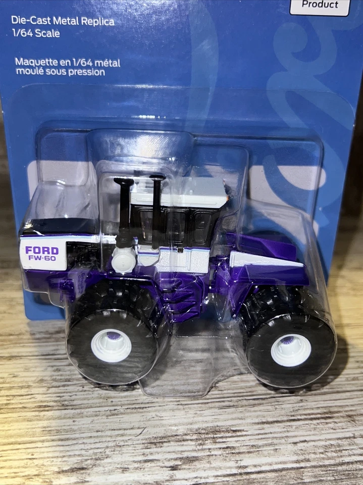 1/64 Scale Ford FW-60 Tractor with Duals 4wd Tractor Is Purple Ertl Die-Cast - Image 3 of 4