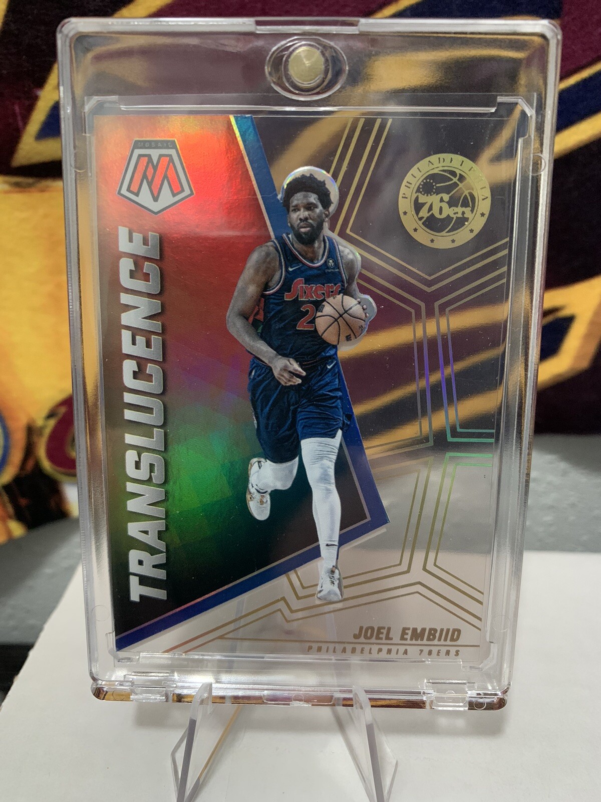 21-22 Mosaic Translucence Case Hit Translucence Joel Embiid #15