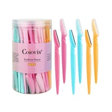 66PCS Eyebrow Razor and Face Razor for Women and Men, Eyebrow Hair Trimmer an...