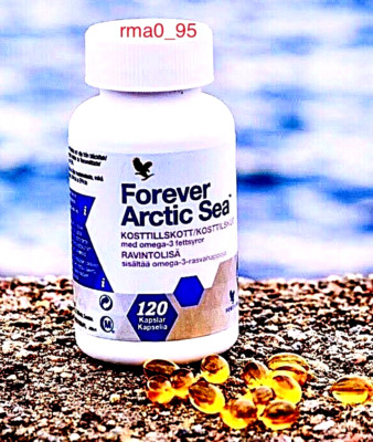 Forever Arctic Sea-120 Soft Gel-Omega 3-3 Flaschen-Herz-Gehirn-Gedächtnis-Blut-Auge
