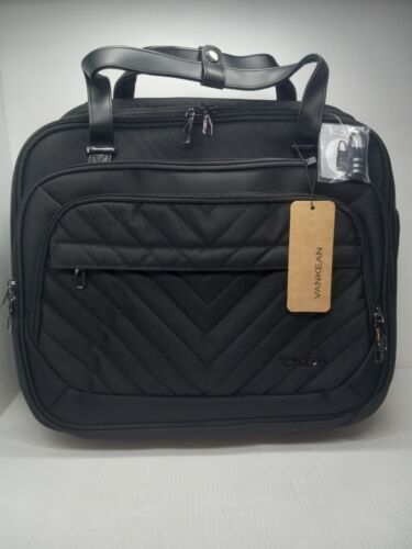 VANKEAN Rolling 15.6 Laptop Bag Woman W/Wheels Travel Cary-On Overnight Bag NEW - Picture 1 of 10