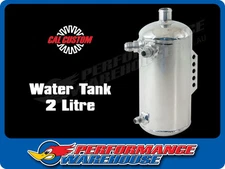 Cal Custom 2 Litre Round Water Tank Polished Aluminium