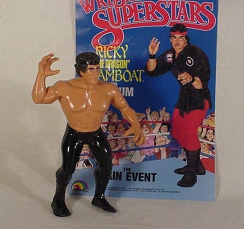 WWF LJN WRESTLING RICKY THE DRAGON STEAMBOAT FIGUR...