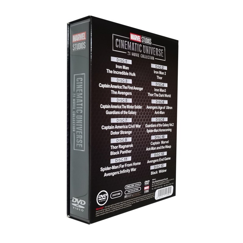 ⭐︎MCU marvel DVD Blu-ray セット　31作　映画 All 24 Marvel Cinematic Universe Movie Collection 13-Disc