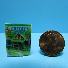 Dollhouse Miniature Detailed Replica Country Gardens Magazine B145