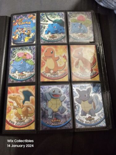 Pokemon Topps Series 1 Complete Set 90/90 Cards Charizard Blastoise Venusaur - Picture 1 of 6