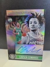 CARSEN EDWARDS 2020-21 Panini Illusions TROPHY COLLECTION AUTO Celtics #TC-CED