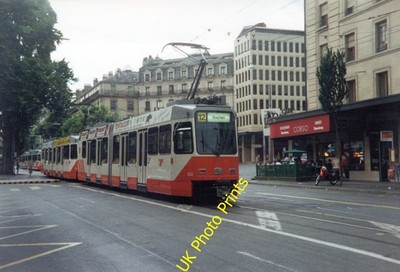 Straßenbahn Foto 6x4 Strassenbahn - Genf Schweiz Bild 6. Juli 1989