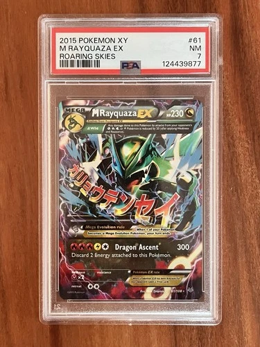 2015 Pokemon Roaring Skies M Rayquaza EX #61/108 PSA 7