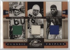 2008 Donruss Classics Classic Triples Jerseys Chuck Bednarik Dick Lane HOF 0ii1