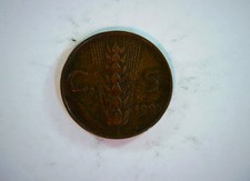Italy 1925 5 Centesimi Vittorio Emanuele III (wheat ears reverse) Coin