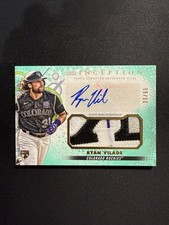 Ryan Vilade RC #’d /50 Auto 2022 Topps Inception #IAP-RVI Rockies Tigers Rookie