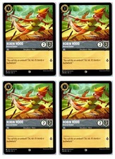 189 Robin Hood, Beloved Outlaw PLAYSET x4 2024 Lorcana Inklands 4x Common